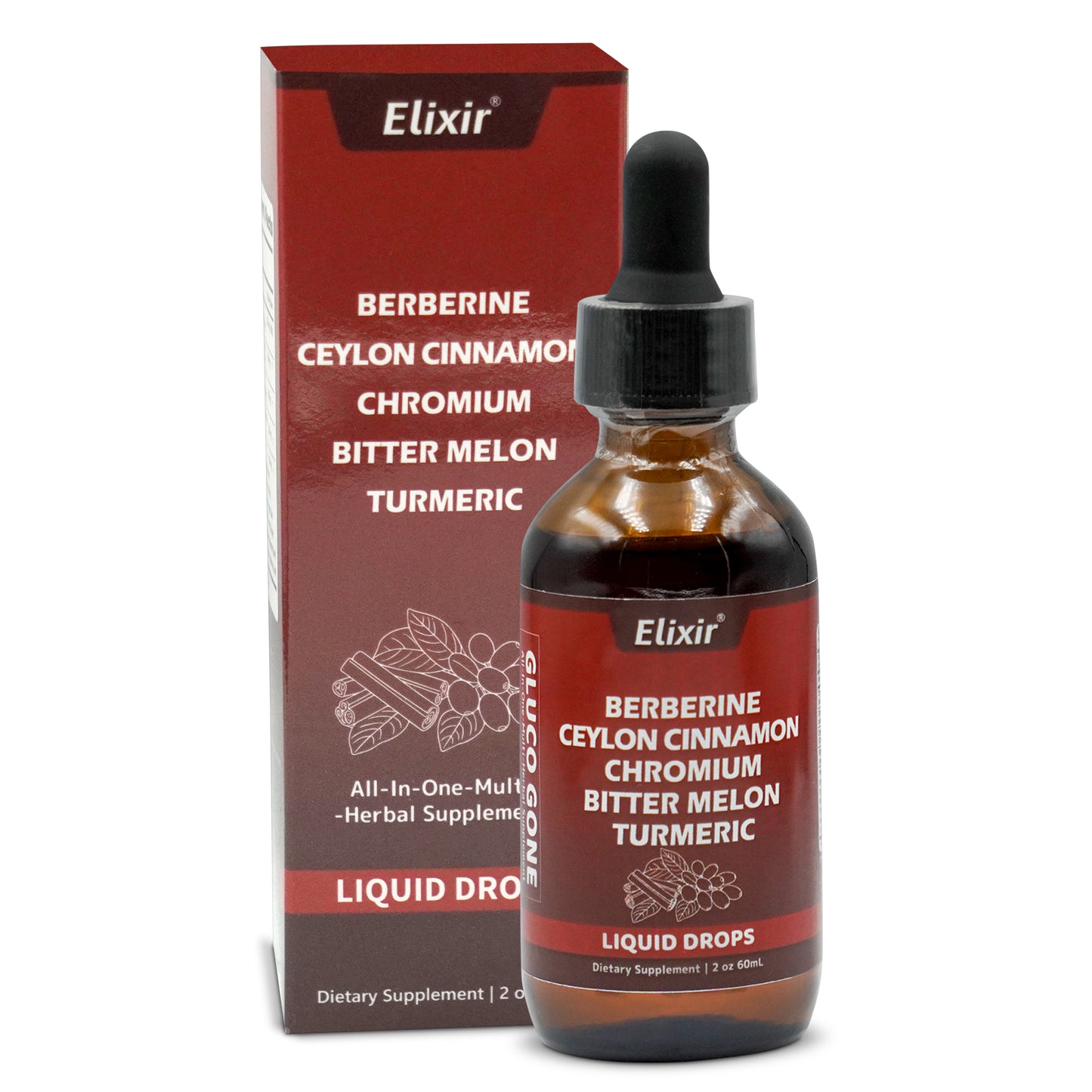 Berberine with Ceylon Cinnamon Drops™️