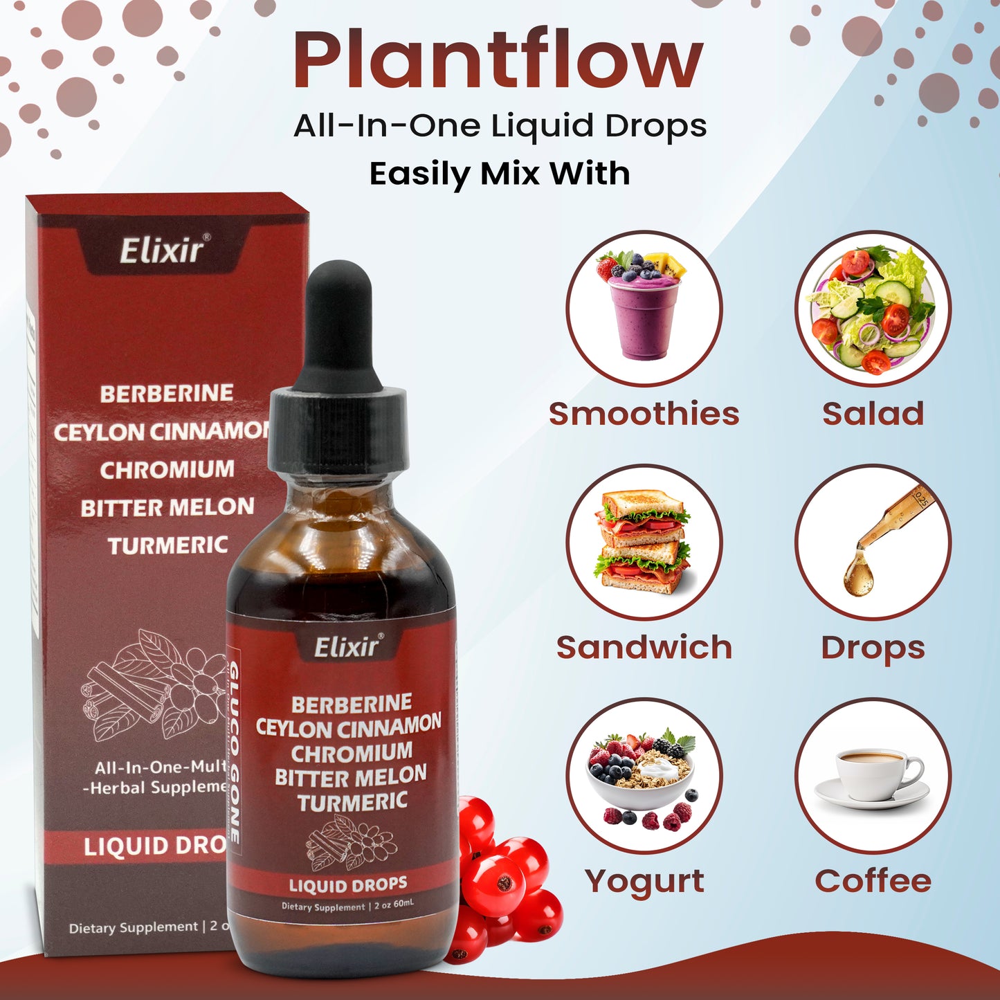 Berberine with Ceylon Cinnamon Drops™️