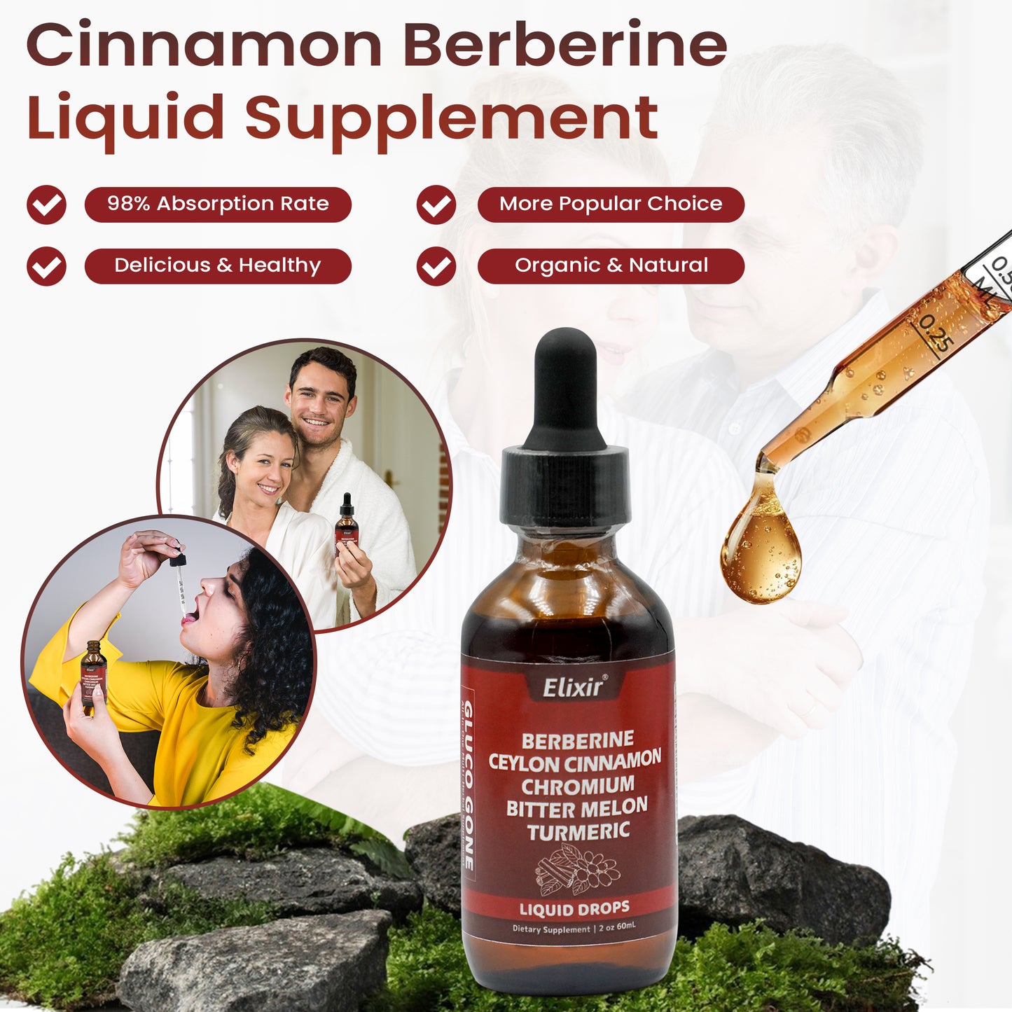 Berberine with Ceylon Cinnamon Drops™️