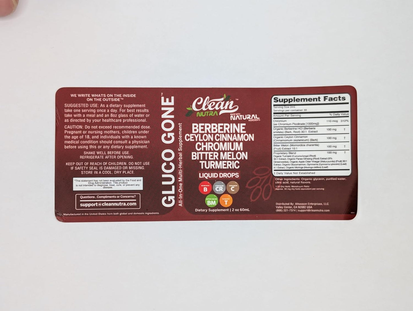 Berberine with Ceylon Cinnamon Drops™️